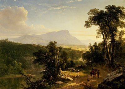 Paisaje-Composición: En los Catskills, 1848 de Asher Brown Durand